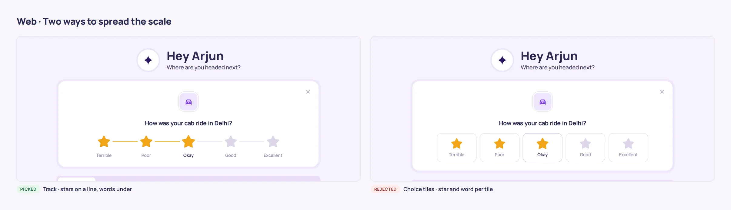 Fluid feedback: Two ways to spread the scale